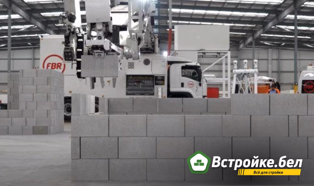 Роботизация стройплощадки - Hadrian X - робот-укладчик блоков от Fastbrick Robotics