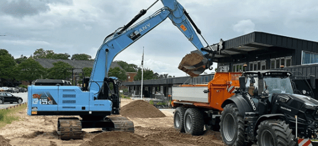 Шаг вперед: Электрический экскаватор SANY SY215E дебютирует в Европе