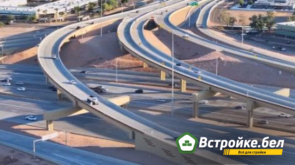 Проект по улучшению изгиба Бродвея I-10 успешно завершен в мае 2025 года