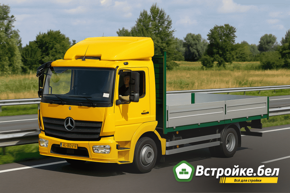 Аренда грузового автомобиля с бортами