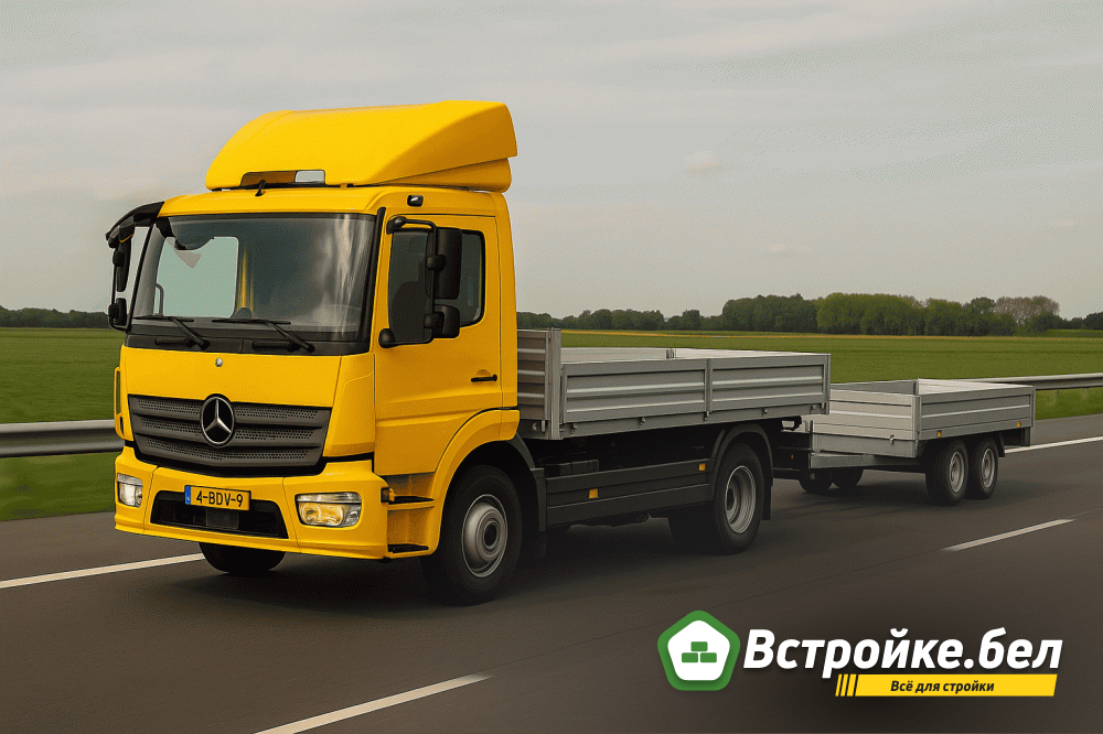 Аренда грузового автомобиля с прицепом