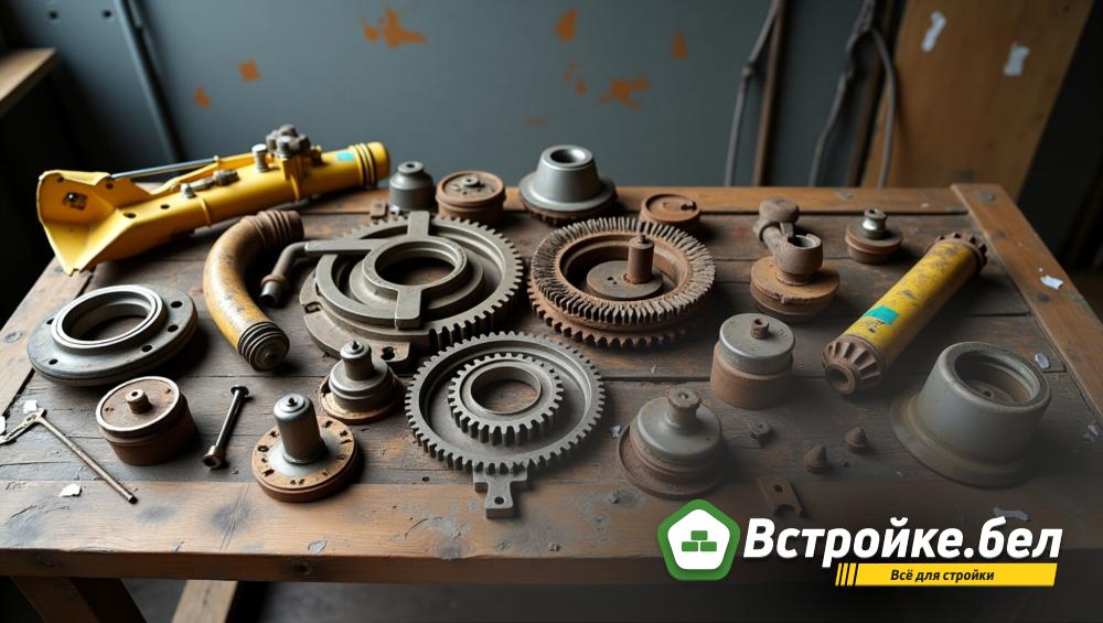 Запасные части мини-экскаватора