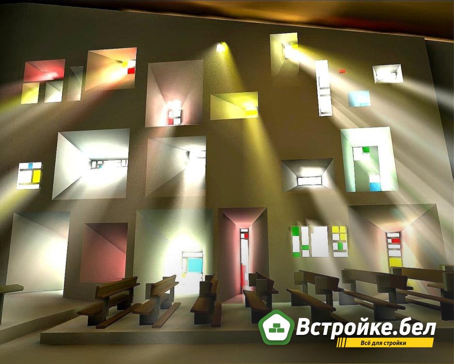 Капелла архитектора Ле Корбюзье построена из бетона