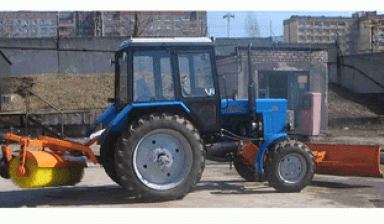 Трактор - щетка на базе МТЗ 82 в аренду