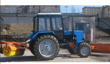 Трактор - щетка на базе МТЗ 82 в аренду