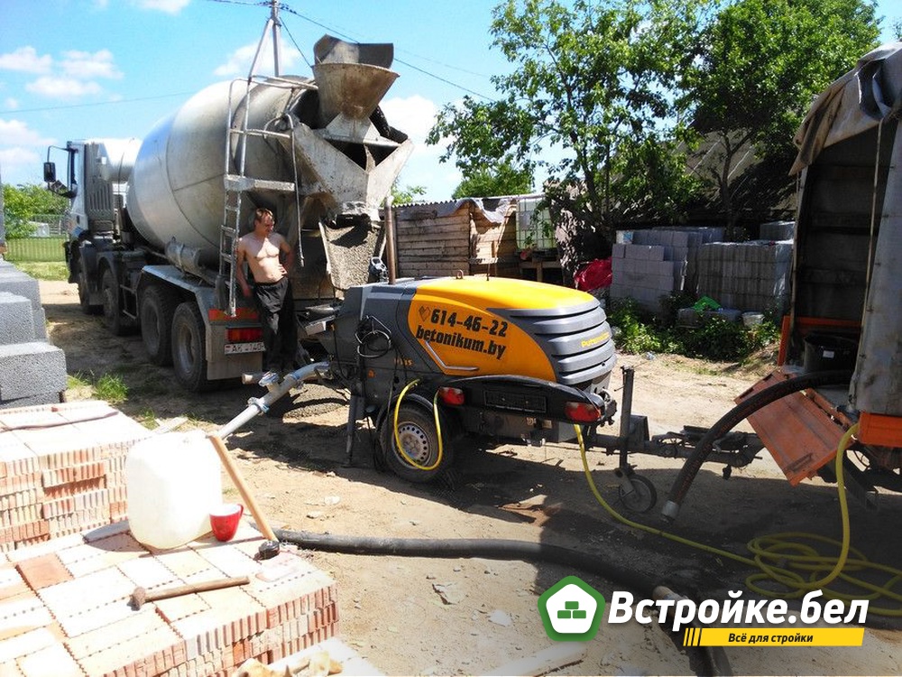 Мини-бетононасос