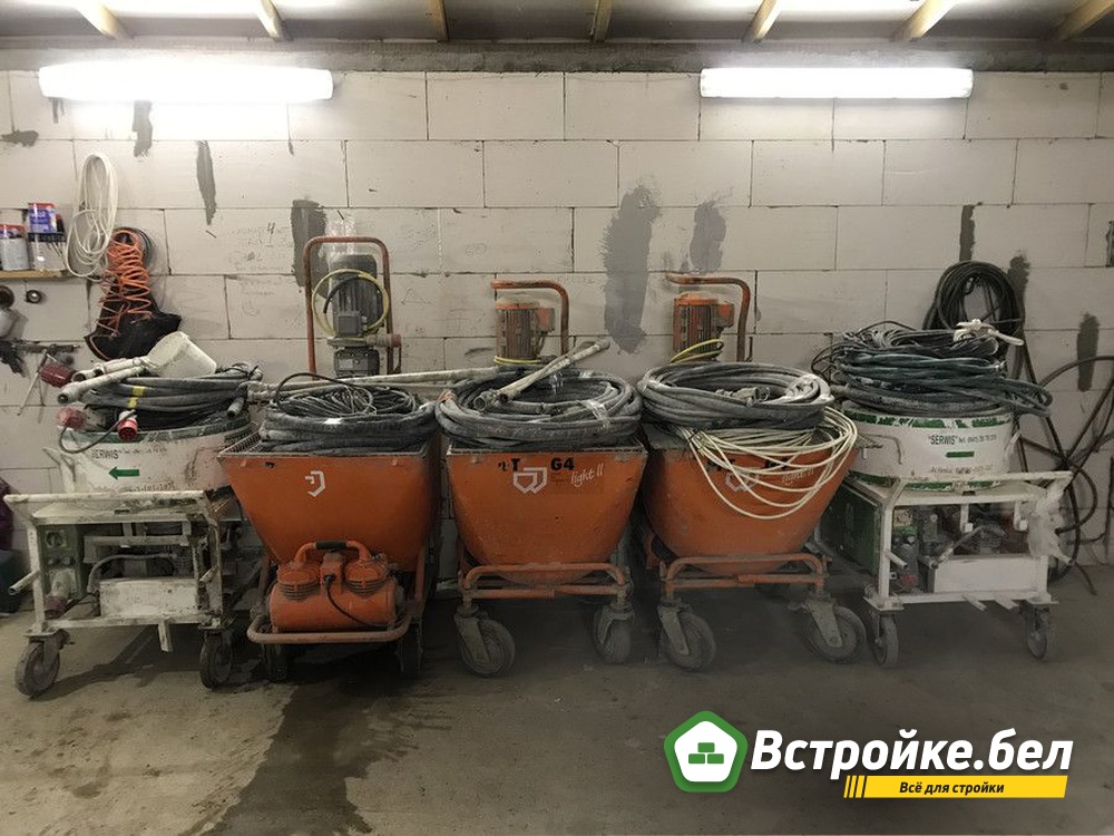 Штукатурная станция 380/220в