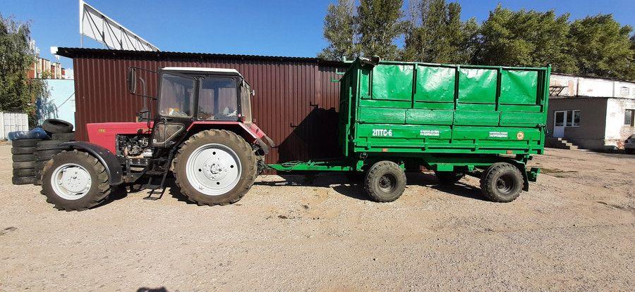 Аренда трактора МТЗ-82 с прицепом