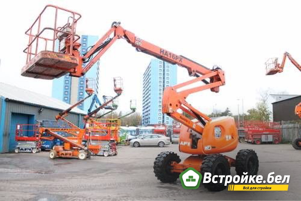 коленчатый дизельный подъемник