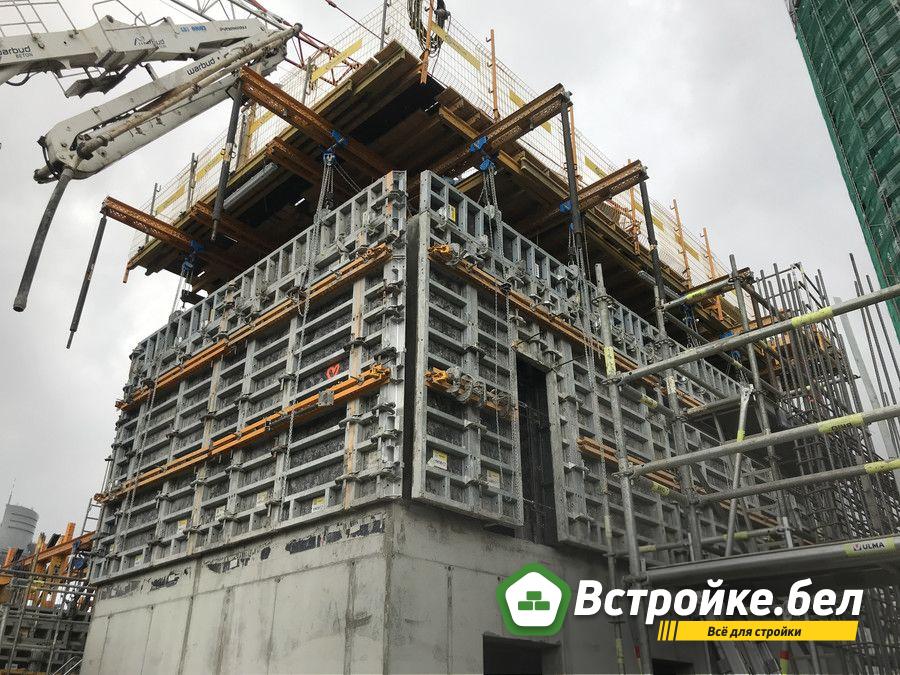 Крупнощитовая опалубка