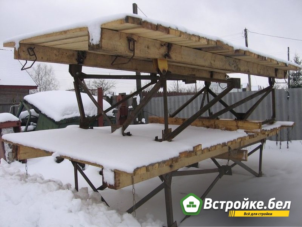 подмостей строительных (столов каменщика)