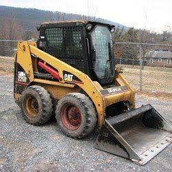 Аренда мини-погрузчик Caterpillar 226b + паллетные вилы