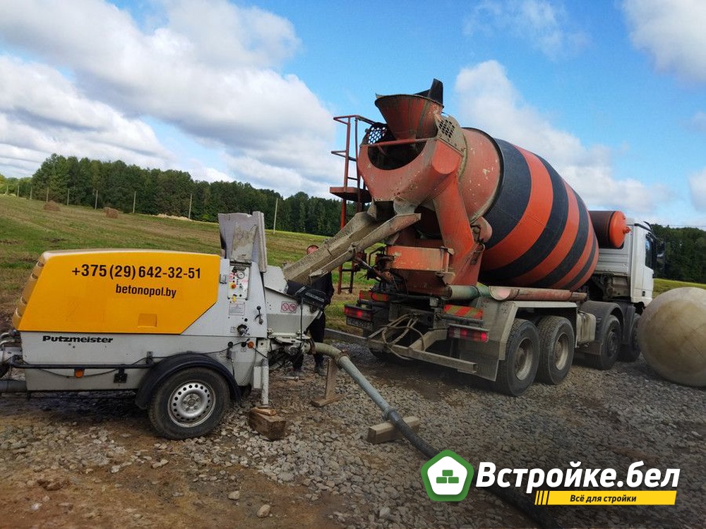 мини-бетононасос