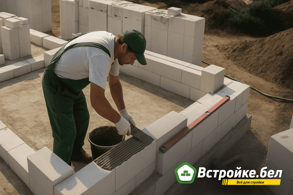 кладка блоков
